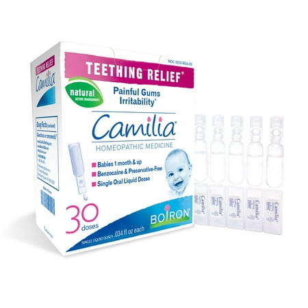Boiron Camilia Baby Teething Relief Liquid, 30 Ct (Best Teething Relief For Babies)