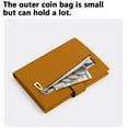 thumbnail image 6 of Arcticwind RFID Passport Holder,Multi functional Wallet,Flight Ticket Card Clip,Double Fold,Passport Document Wallet,Mini Travel Document Pouch for Women & Men,Passport Clip with ID card window,Khaki, 6 of 6