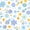 A Blue Yellow White, variant on Erosebridal Multicolor Wild Floral Bed Spread Queen,Kawaii Flowers Pattern Queen Coverlet Set For Girls,3-Piece