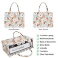 thumbnail image 2 of Large Capacity Tote Bag,Pioneer Flower Floral Print Pattern Handbag Fashion Luxury Tote Bag,15.7"x13"x 5.1" Inches,Laptop Compatible, 2 of 6