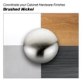 thumbnail image 5 of Richelieu Hardware 1-1/5 in. (30 mm) Brushed Nickel Cabinet Knob (10 per Pack), 5 of 6