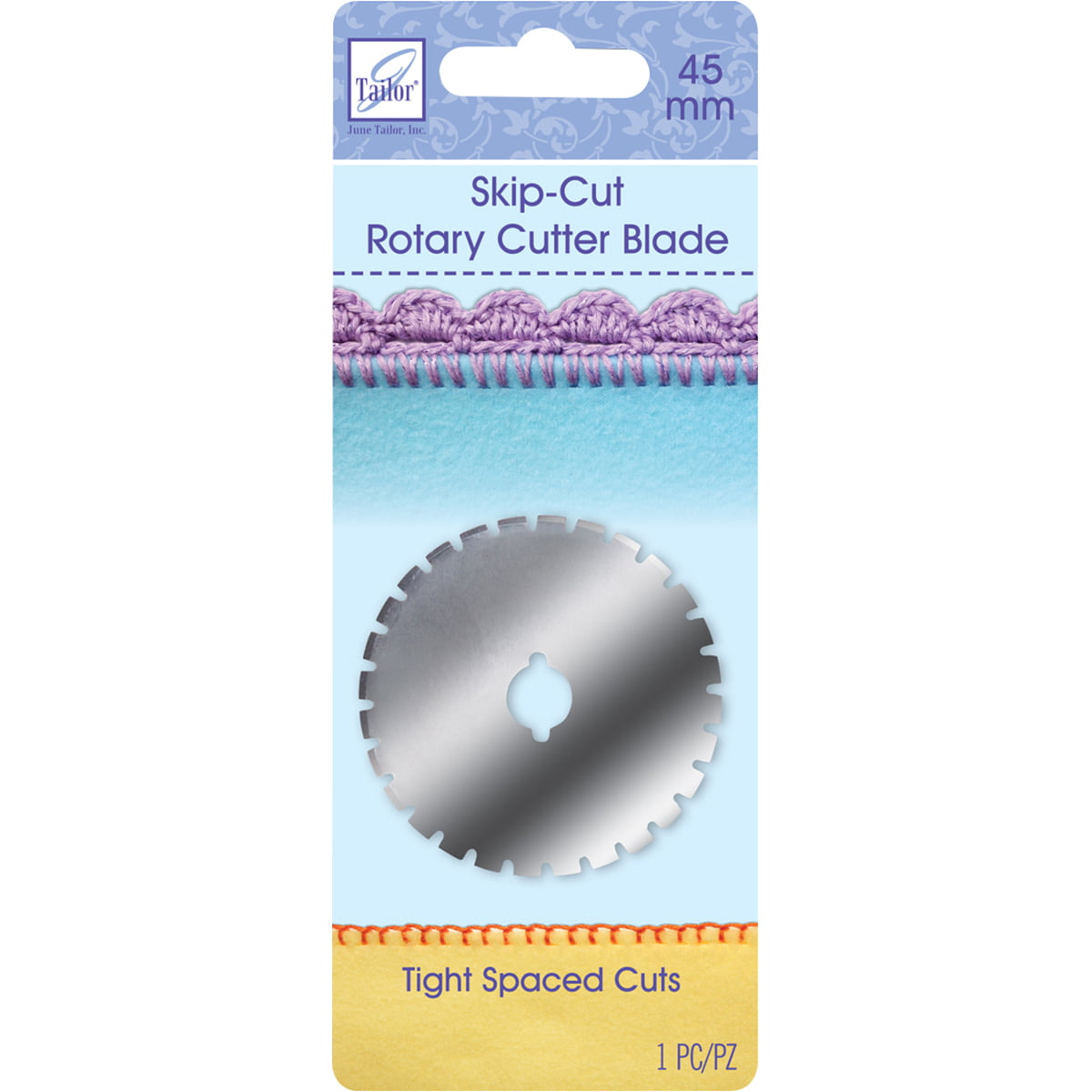 Rotary Cutter Blade Refill-45mm Skip Cut 1/Pkg 