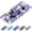 Lavender Drip, variant on XXL Gaming Mouse Pad - Professional Artisan Mouse Pad - Gaming Desk Mat - 36" x 16" Extended Mouse Mat (Black/Green)