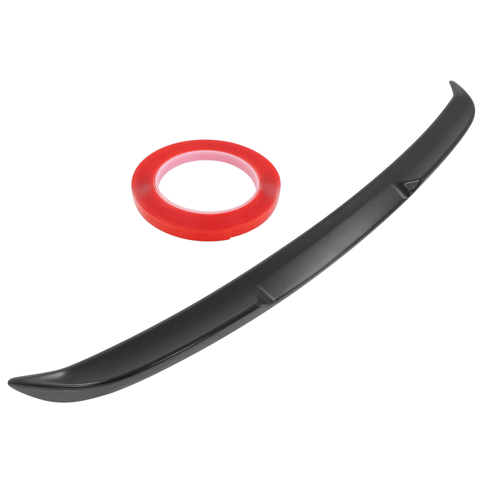 Ikon Motorsports Trunk Spoiler Compatible With 2022-2026 Subaru WRX 5th, Unpainted Black ABS Plastic Rear Wing Deck Lid Lip Tail Trim