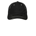 thumbnail image 2 of District Adult Unisex Regular Plain Cap Black/Chrome One Size Fits All, 2 of 3