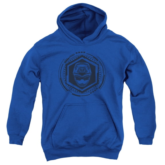 Power Rangers Blue Ranger Youth Pullover Hoodie Sweatshirt Royal Blue