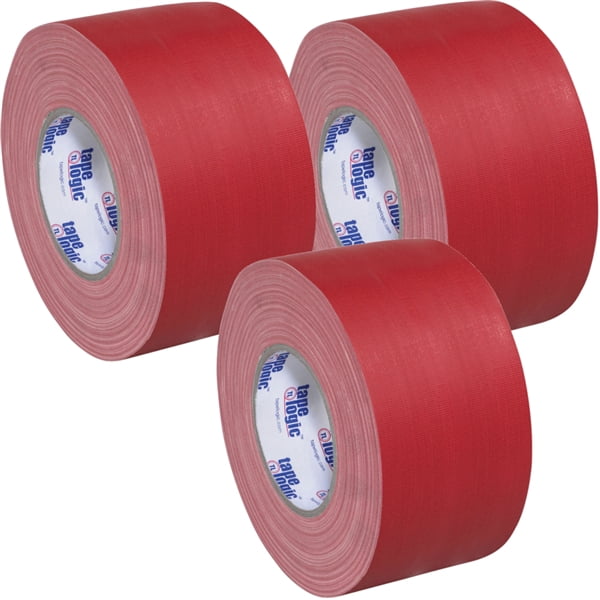 Tape Logic 11 Mil Gaffers Tape Red 4" X 60 Yard Roll (3 Pack)