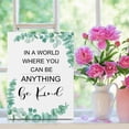 thumbnail image 6 of Inspirational Quotes Wall Decor Green Leaves of Eucalyptus Paintings for Wall Decorations Canvas Wall Art Framed Poster for Home Office Living Room Bedroom Gallery Prints for family and friends, 6 of 6