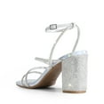 thumbnail image 3 of DREAM PAIRS Women's Heels Chunky Block Strappy Square Open Toe Ankle Buckle Heeled Sandals Wedding Party Dress Shoes Indie, 3 of 6