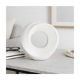 thumbnail image 4 of Decorative Home Decor Sculpture - Bathroom Accessory, Office and Room Decor Statement Piece - Modern Statue Accent for Living Room Decor, Bookself, Coffee Table or Artful Ornaments - 10" White, 4 of 16
