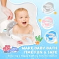 thumbnail image 2 of Asiento de baño para bebés SMGZG para bebés de 6 meses o más, gris, 2 of 8