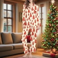 thumbnail image 2 of Lorytime Pajamas for Women Set Winter Christmas Tree Long Sleeved Collared Tops Elastic Waist Pants Holiday Sleepwear, 2 of 7