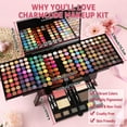 thumbnail image 6 of 190 Colors Cosmetic Makeup Kits,Professional Makeup Sets for Women Full Kit,All in One Makeup Gift Set for Women Girls,Include Eyeshadow/Facial Blusher/Eyeliner Pencil/Mirror, 6 of 10