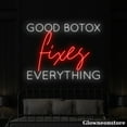 thumbnail image 2 of Glowneon Good Botox Fixes Everything Neon Sign, Beauty Store Decor, Clinic Room Art, 2 of 5