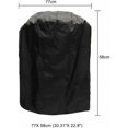 thumbnail image 2 of Lona Redonda para Barbacoa, Cubierta Redonda para Barbacoa, Cubierta para Barbacoa Weber, Lona Protectora Redonda para Barbacoa en Tela Oxford Impermeable Anti-UV/Lluvia con Bolsa de Almacenamiento p, 2 of 5
