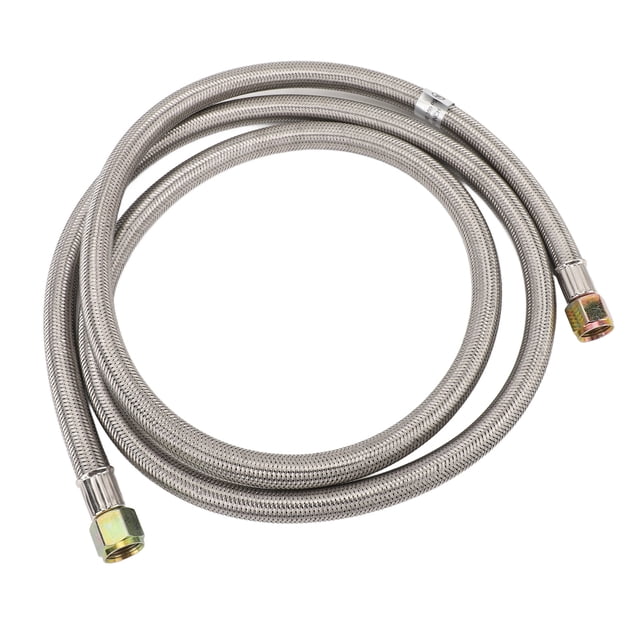 6ft 7Pcs 6ft RV Hose Extension with Quick Connect Fittings Stainless Steel Anti Pressure Flexible RV Hose Line Extension for Trailer Van