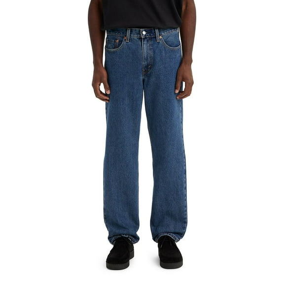 Men's Levi's® 505™ Regular Fit Jeans Color: Dark Stonewash Size: 33X36