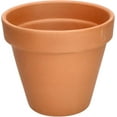 thumbnail image 5 of Set Of 2 Terracotta Flower Pots - 17 Cm - With Rim - For Indoors And Garden, 5 of 5