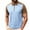 Blue, variant on Golf Shirts for Men Color Blocked Workwear Lapel Neck Quarter Zip Pullover Mens Business Casual Shirts