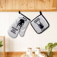 thumbnail image 3 of Made from Scratch, Fun Oven Mitts and Pot Holders Set, Silicone Non-Slip Insulated Oven Mitts, A Good Helper for Kitchen Cooking, Gifts for Cat Chefs and Cat Lovers, 3 of 5