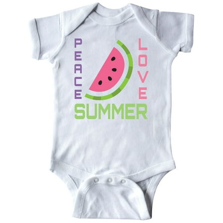 

Inktastic Peace Love Summer Gift Baby Girl Bodysuit