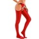 thumbnail image 4 of Lencería Sexy para mujer, pantalones ajustados abiertos en la entrepierna, pantimedias sin entrepierna recortadas, medias brillantes de cintura media, mallas con cintura elástica, 4 of 5