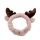 thumbnail image 5 of Diadema blanca para maquillaje, lindo ciervo, moda, lavado cosmético, diadema con lazo para ducha, diadema para lavar la cara, duradera y útil, 5 of 5