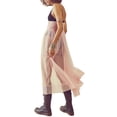 thumbnail image 4 of hirigin Women Long Dress, Spaghetti Straps Backless Pleated See-through Loose Dress for Party Beach, 4 of 6