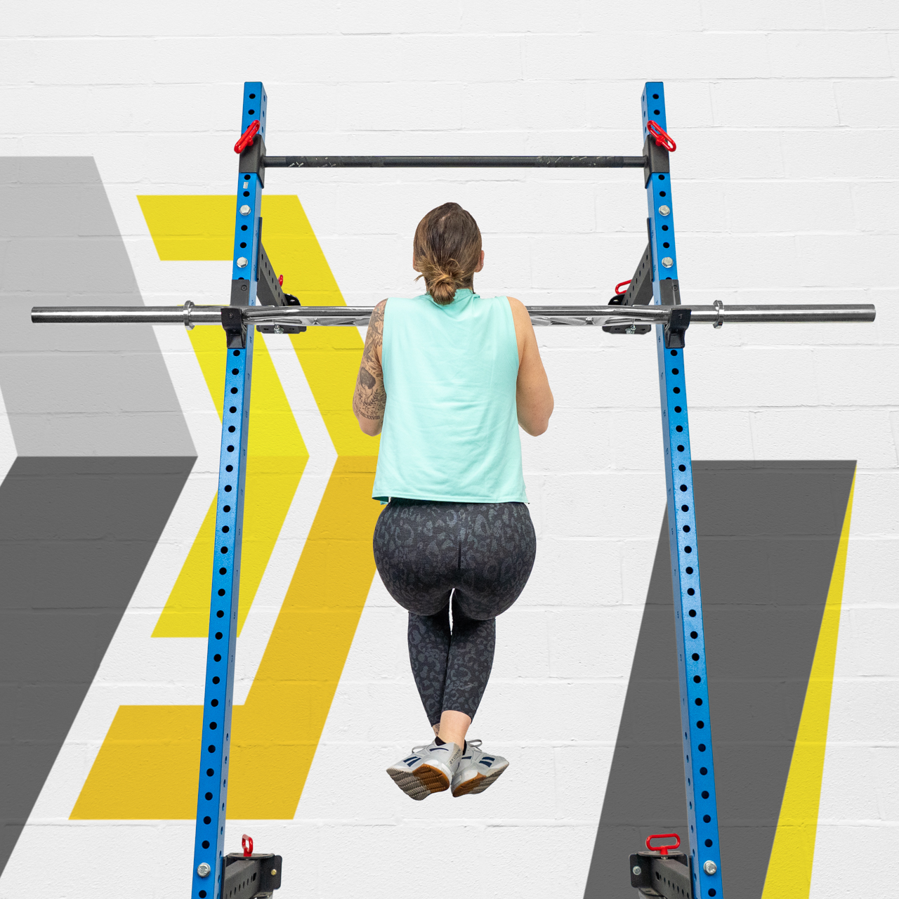 FORZA Olympic Swiss Bar [55lb] | Multi-Grip Barbell for Strength Training - Ideal for Home & Commercial Gyms