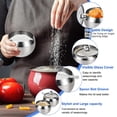 thumbnail image 5 of Stainless Stee Sugar Bowl, Sugar Pot with Lid and Spoon, Large Sugar Container for Home Kitchen (500 Milliliter), 5 of 8