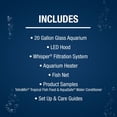 thumbnail image 4 of Tetra Aquarium 20 Gallon Fish Tank Kit, Includes LED Lighting, 4 of 5