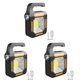 thumbnail image 1 of Linterna Linterna solar portátil Emergencia COB LED Lámpara de trabajo para acampar al aire libre Amarillo Likrtyny Para estrenar, 1 of 6