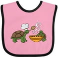 thumbnail image 3 of Inktastic Cute Turtle Chefs Making Soup Boys or Girls Baby Bib, 3 of 4