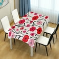 thumbnail image 4 of Yayeee Tablecloths 60" x 108" Rectangle Wrinkle Resistant Party Table Cover, Pink Floral, 4 of 8