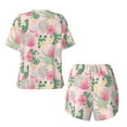 thumbnail image 2 of Sigee Tropical Pitaya for Sleepwear Casual Pjs with Pockets Women's Pajamas Sets Shorts 2 Piece Short Sleeve Lounge Sets Medium, 2 of 9
