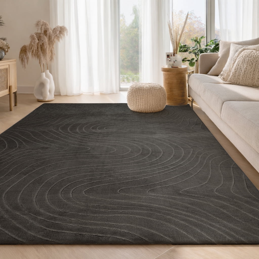 ECARPET Somos Machine Washable Contemporary/Modern Runner Rug for Living Room, Bedroom, Dining Entrance