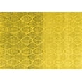 thumbnail image 1 of Ahgly Company Machine Washable Indoor Rectangle Abstract Yellow Modern Area Rugs, 2' x 5', 1 of 4