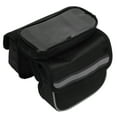thumbnail image 2 of Bike Frame Bag, Reflective Tapes Durable Material Bicycle Bag  For DIY For Bike For Cycling Black, 2 of 8