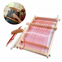 BESTSKY Children's Wooden Loom Kit DIY Hand-Knitting Machine for Tapestry Weaving Beginners Kids Adults
