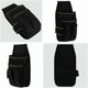 thumbnail image 4 of Bolsa de herramientas profesional para cinturón, 25,5 x 12,5 x 3 cm, negra, 14 bolsillos, impermeable, 4 of 5