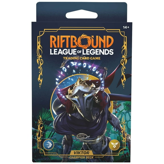 Riftbound: League of Legends: Champion Deck - Viktor -Origins Trading Card Game, Battle Deck-Building, Ready-To-Play Character, Paper Playmat, Booklet