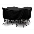 thumbnail image 1 of KoverRoos Weathermax 75252 Large Bar Set Cover, 84-Inch Diameter by 40-Inch Height, Black, 1 of 4