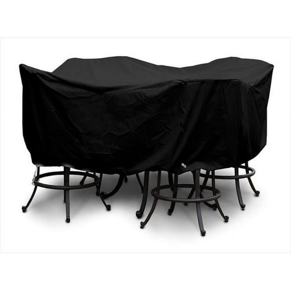 KoverRoos Weathermax 75252 Large Bar Set Cover, 84-Inch Diameter by 40-Inch Height, Black