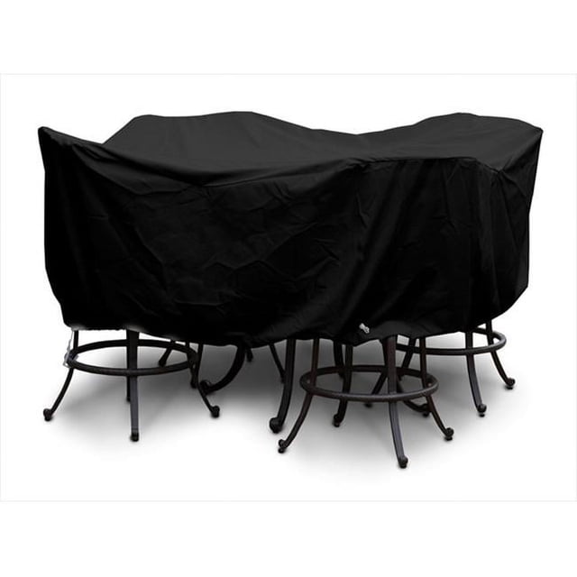 KoverRoos Weathermax 75252 Large Bar Set Cover, 84-Inch Diameter by 40-Inch Height, Black