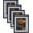 Black - 313VI Series -CS023, variant on Picture Frames Set of 4. 1-1/8" Polystyrene Modern Black 5x5 Wholesaleartsframes-com 313-VI Series Made in USA