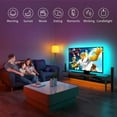thumbnail image 2 of LED TV Backlight,USB LED Strip Light,RGB Multi-Colour LED Light Strip Kit Waterproof IP65, 30 LED with Wireless Remote Controller for TV/PC/Laptop Bias Lighting (6Ft), 2 of 6