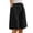 Black, variant on Kureaily Womens Summer Shorts Shorts For Women Linen Wide Leg Knee Length Casual Loose Fit Comfy Women Stretchy Trousers