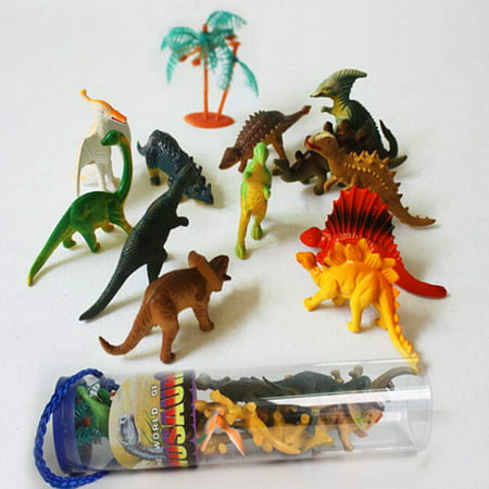 Dinosaur Toy Set Plastic Play Toys Dinosaur Model Action and Figures Best Gift (Best Paint For Plastic Figures)