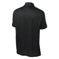 thumbnail image 6 of Mens PosiCharge Active Textured Colorblock Polyester Polo Black/ Grey X-Small, 6 of 8