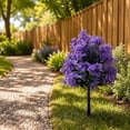 thumbnail image 6 of Artificial Gladiolus Topiary Ball Flowers With Ground Stake Outdoor Faux Plants Weather Resistant Fake Shrub Garden Decor For Porch Patio Landscaping Summer Fall Holiday Home Decoration, 6 of 7